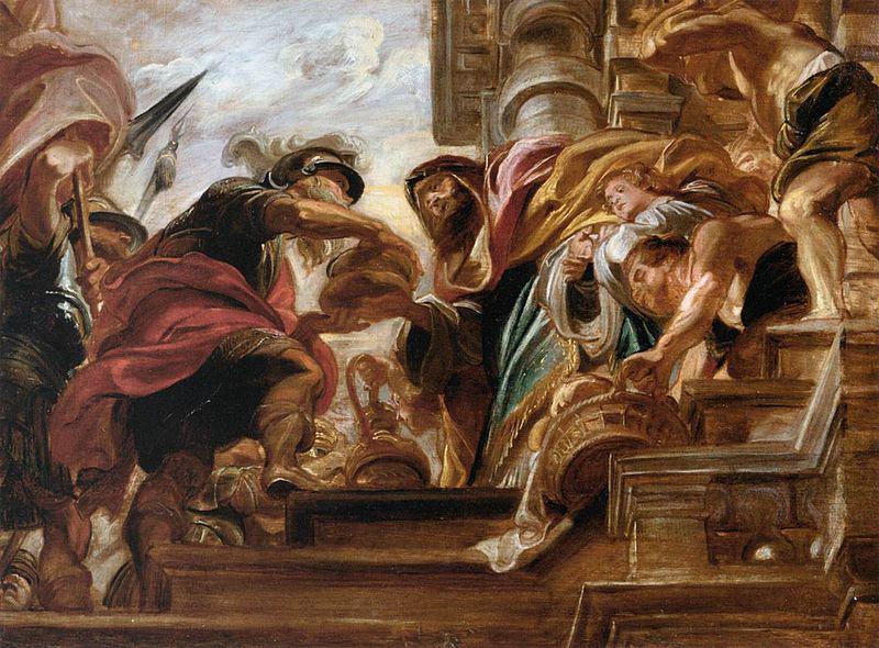 Peter Paul Rubens The Meeting of Abraham and Melchisedek oil painting image